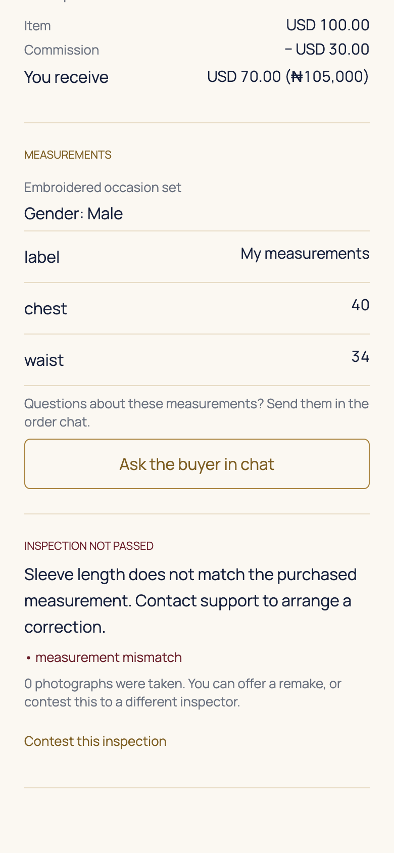 Review the hub decision in the AFH app, using example data