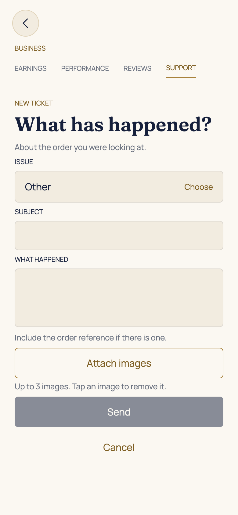 Handle a correction or remake in the AFH app, using example data